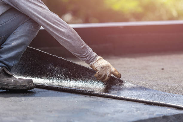 Professional Exterior Waterproofing technician working in Leon, VA